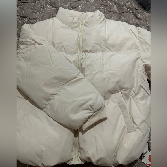 Cider Jackets & Coats New Cider Solid Zip Up Stand Collar Puffer